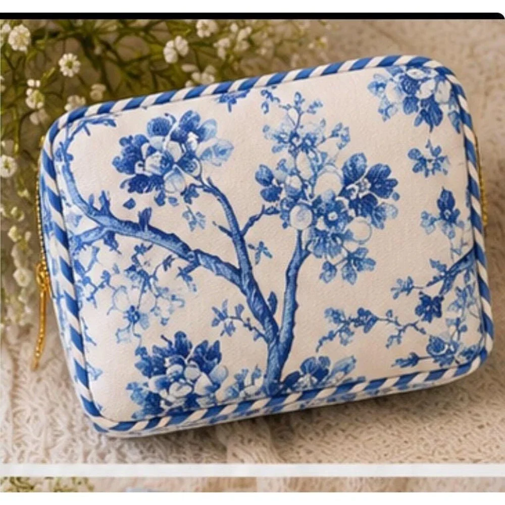 Blue Self Care Gift Box for Women | Spa Gift Basket | Relaxation Gift Set | Birt